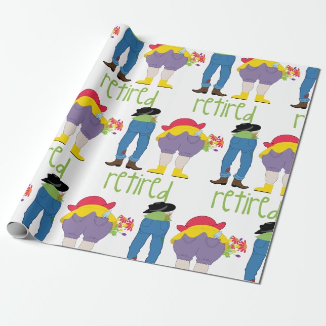 Retired Wrapping Paper (Unrolled)