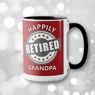 Retiree Gift! Retired Grandpa Gift Mug