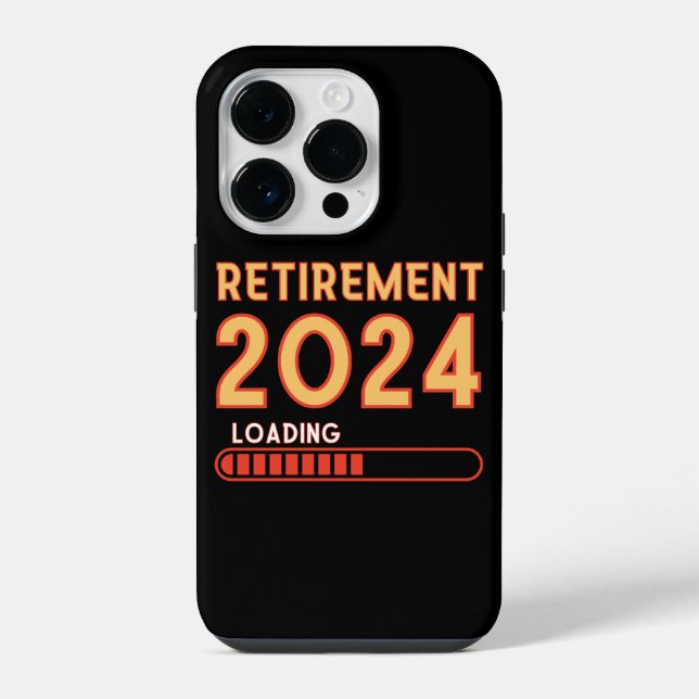 Retirement 2024 Loading, Retirement Party iPhone Case (Back)