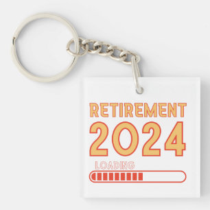 Retirement 2024 Loading, Retirement Party Keychain