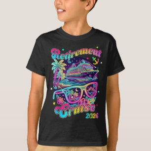 Retirement 2026 cruise boarding day fun matching T-Shirt