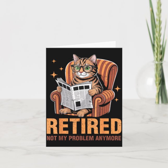 Retirement 2026 Retired 2026 Not My Problem Anymor Card (Front)