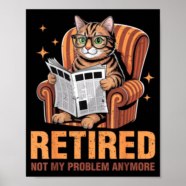 Retirement 2026 Retired 2026 Not My Problem Anymor Poster (Front)