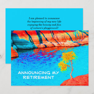 Retirement Announcement Colourful Mountain/LakeTre