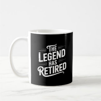 Retirement Art for Men Women Grandpa Retired Dad Coffee Mug