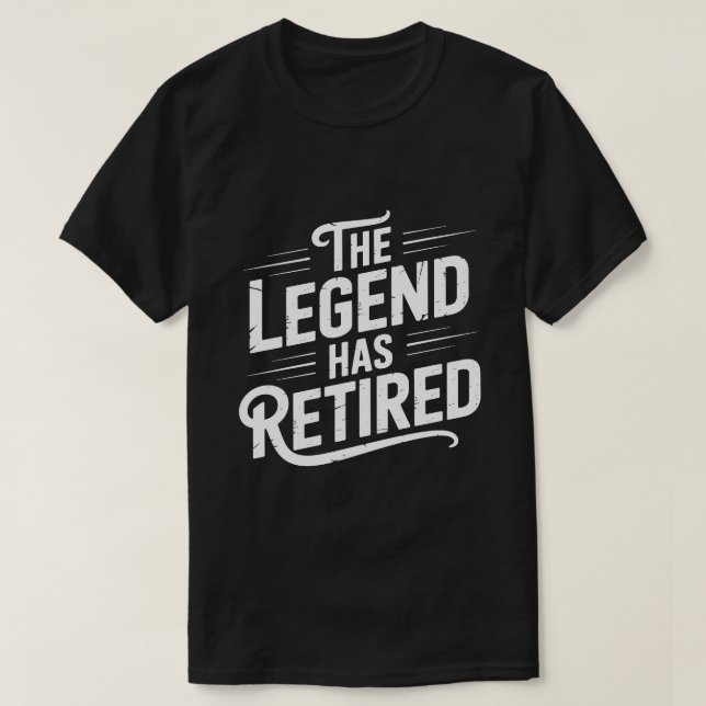 Retirement Art for Men Women Grandpa Retired Dad T-Shirt (Design Front)