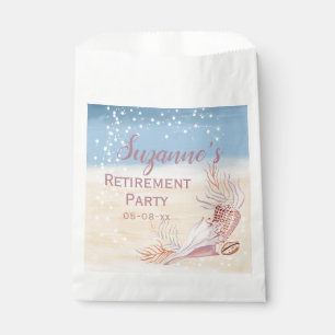 Retirement Beach Coastal Party  Favour Bag