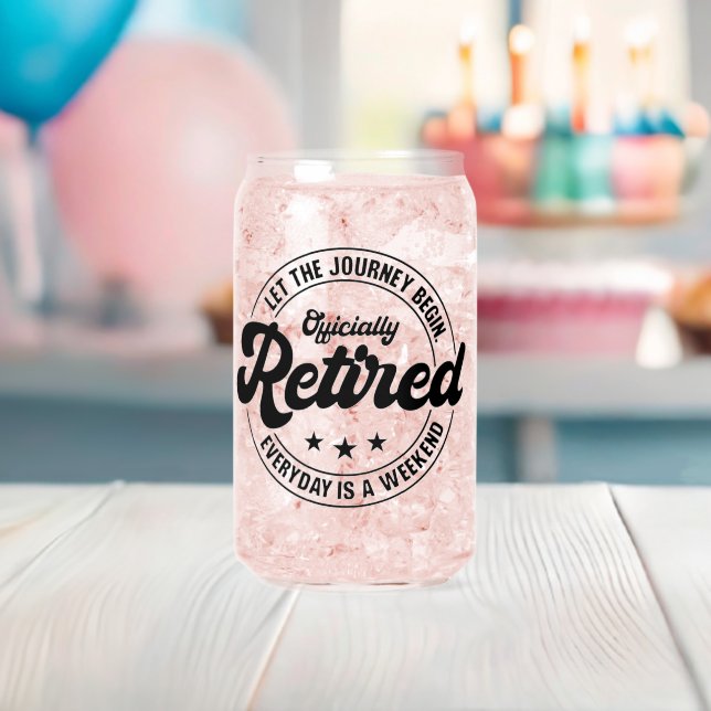 Retirement Can Glass (Insitu (Baby Shower))