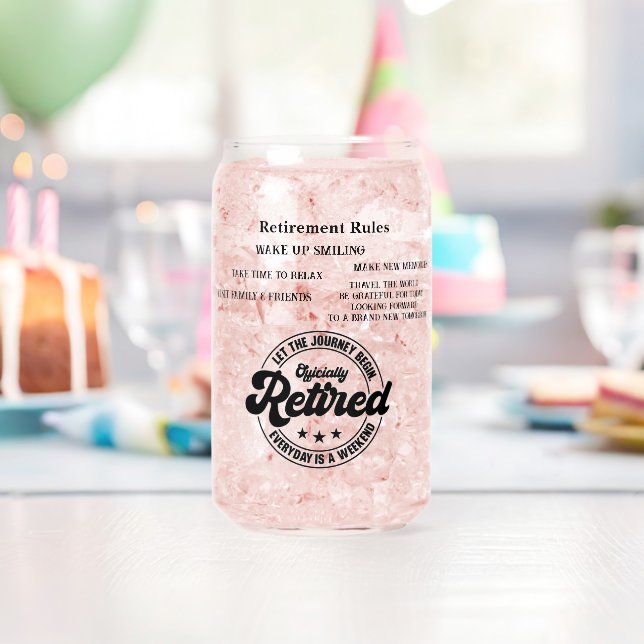 Retirement Can Glass (Insitu (Birthday))