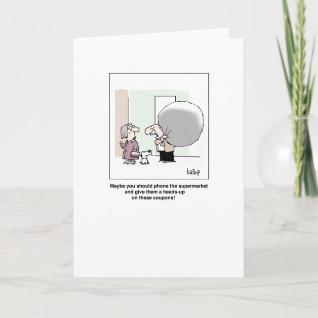 Retirement Card-the coupons Card (Front)