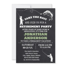 Retirement Celebration Fishing Retirement Party