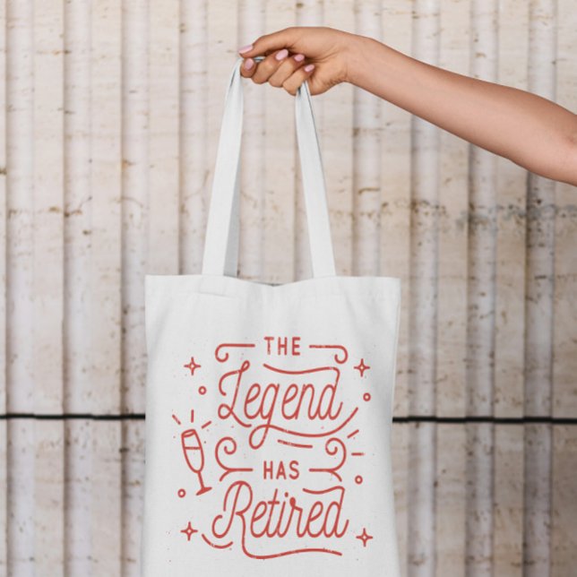 Retirement Celebration Lettering Tote Bag   (Creator Uploaded)