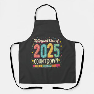 Retirement Class of 2025 in Process Graduation  Apron