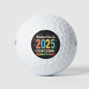 Retirement Class of 2025 in Process Graduation  Golf Balls
