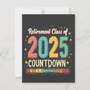 Retirement Class of 2025 in Process Graduation  Holiday Card