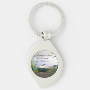 Retirement Congratulations Canoes Next Adventure Keychain