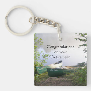 Retirement Congratulations Next Adventure Keychain