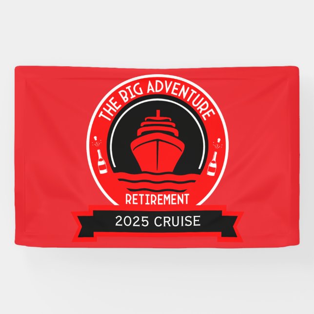 RETIREMENT CRUISE BANNER (Horizontal)