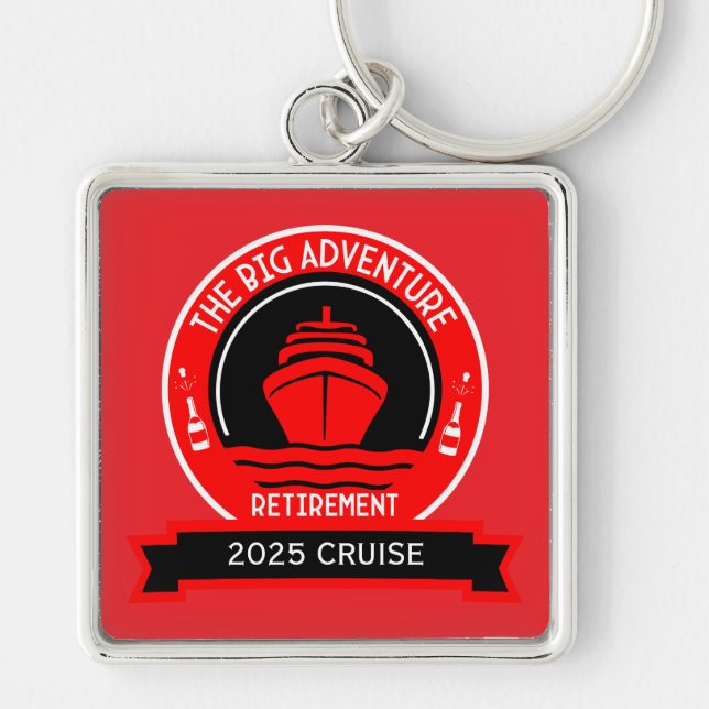 RETIREMENT CRUISE KEYCHAIN (Front)