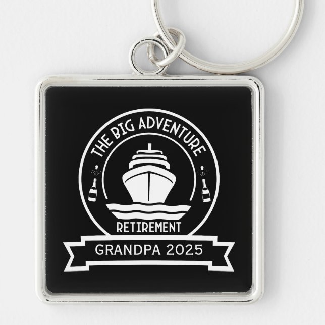 RETIREMENT CRUISE KEYCHAIN (Front)