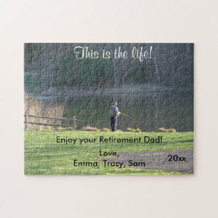 Retirement Fishing at the Pond Nature Upload PHOTO Jigsaw Puzzle