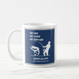 Retirement Fishing the Rodfather Big Fish  Coffee Mug