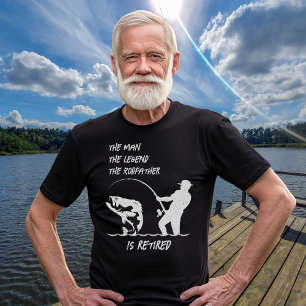 Retirement Fishing the Rodfather Big Fish T-Shirt