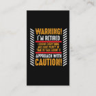 Retirement Gag Saying Senior Retired Husband