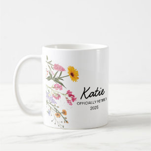 Retirement Gifts for Woman Teacher, Retired Teache Coffee Mug
