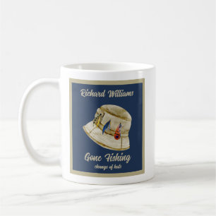 Retirement Gone Fishing Retired Fisherman Hat Coffee Mug