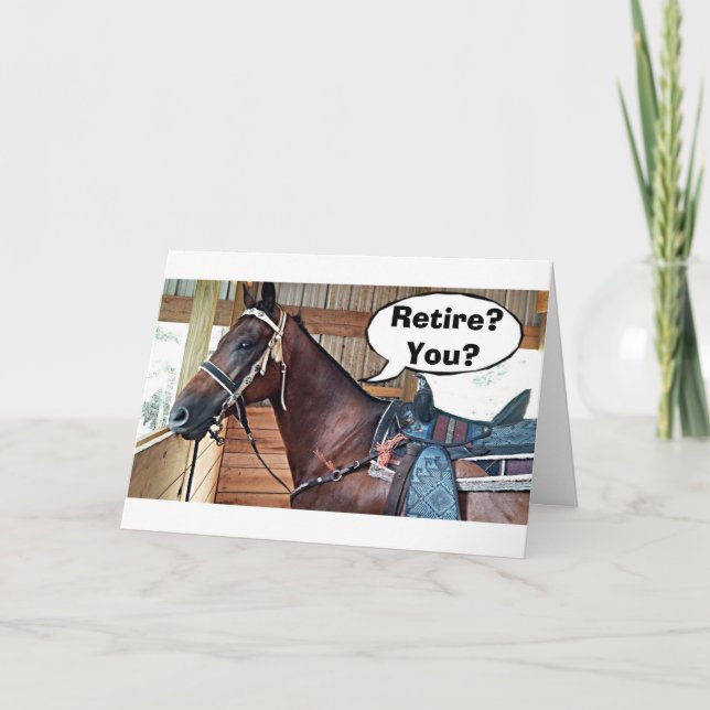 RETIREMENT=GOOD-BYE TENSION-HELLO PENSION CARD (Front)