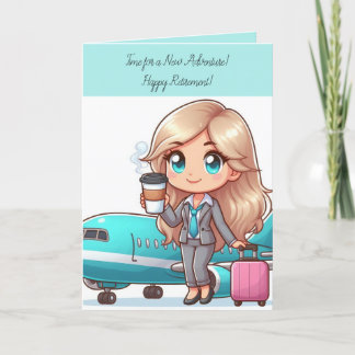 Retirement Greeting Card with Travel 