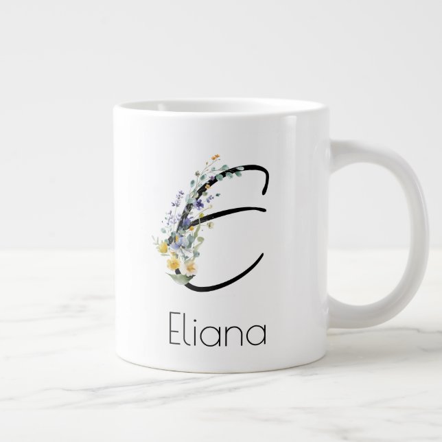 Retirement  Her New Chapter watercolor  Large Coffee Mug (Right)