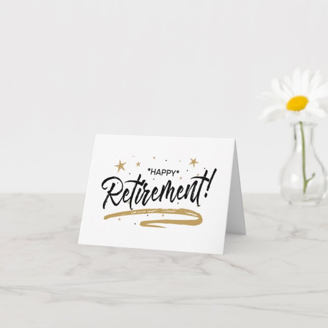 ***RETIREMENT*** HUMOR AND CONGRATULATIONS  CARD (Small Plant)