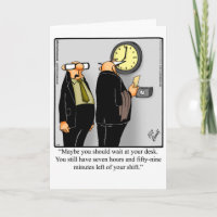 Retirement Humour Greeting Card