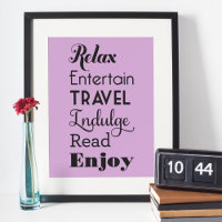 Retirement Inspiration Words | Black Typography