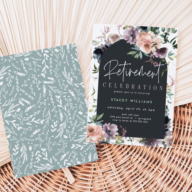 Retirement Invitation for Women, Editable Template (Creator Uploaded)