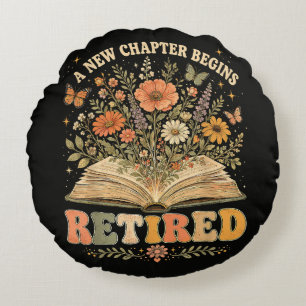 Retirement Is Music To My Ears Round Pillow