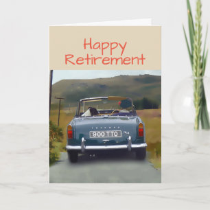 Retirement joy riders card