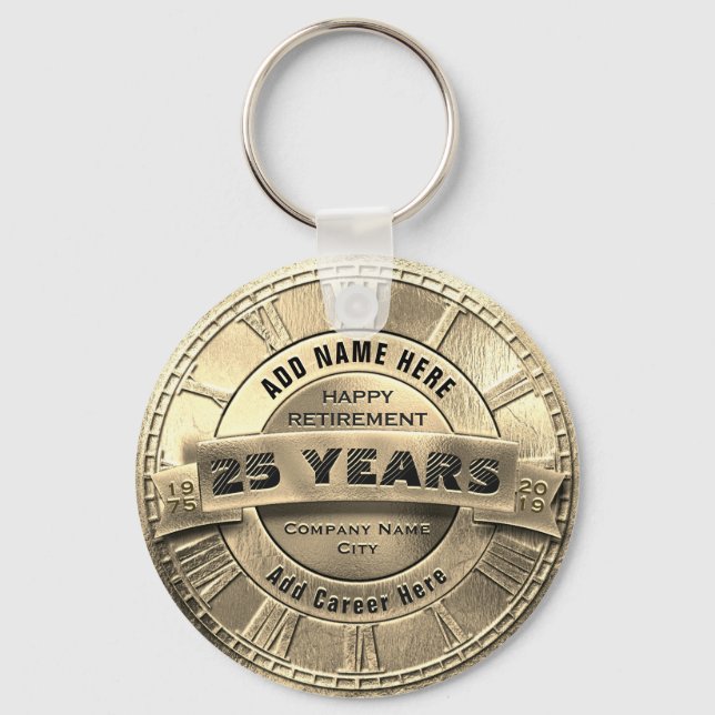 Retirement Keychain (Front)