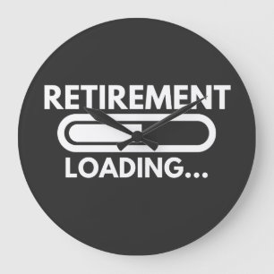Retirement loading progress for all employees large clock