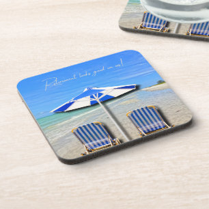 Retirement Looks Good On Us! Sanibel Island Beach Coaster