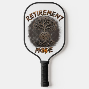 Retirement mood on  pickleball paddle