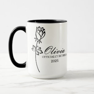 Retirement Mug, Personalized Happy Retirement Cup, Mug