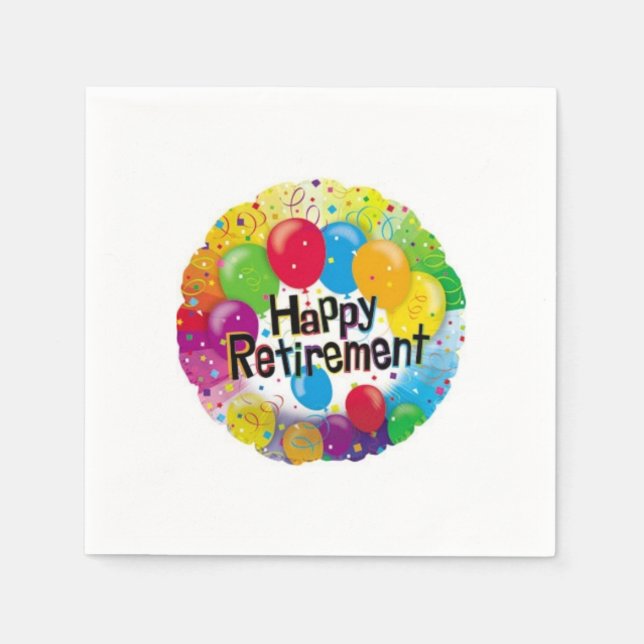 Retirement Napkin (Front)