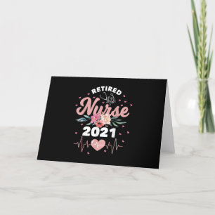 Retirement Nurse 2021 Thank You Card