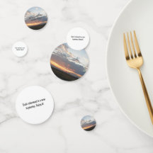 retirement party decor confetti