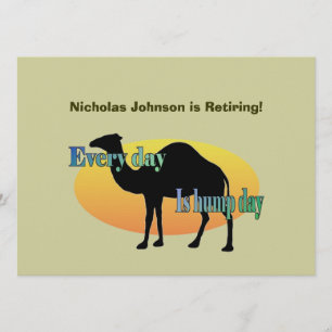 Retirement Party - Every Day is Hump Day Invitation
