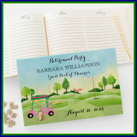 Retirement Party Golf Sign In  