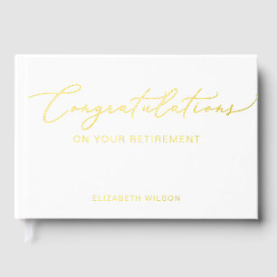 Retirement Party, Happy Retirement Leaving Party Guest Book